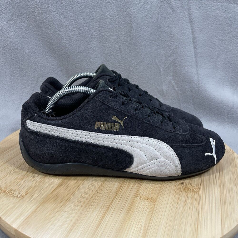 Puma Speedcat OG Women’s Size 7.5 Shoes Sneakers Black White Driving Casual